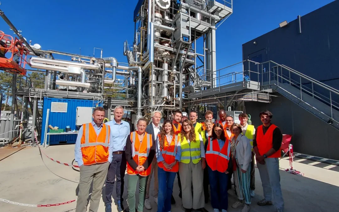 Visite du CSF NSE sur notre site de pyrogazéification